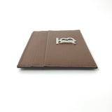 Burberry Card Case leather Brown logo Women