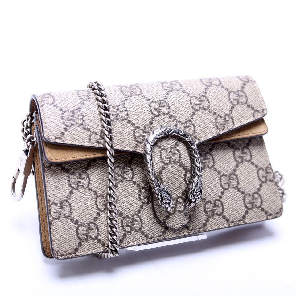 Gucci 476432 Dionysus GG Supreme Super Mini Bag