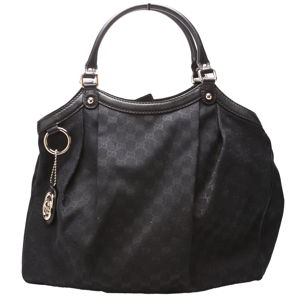 Gucci 211943 Sukey GG Canvas Large Bag