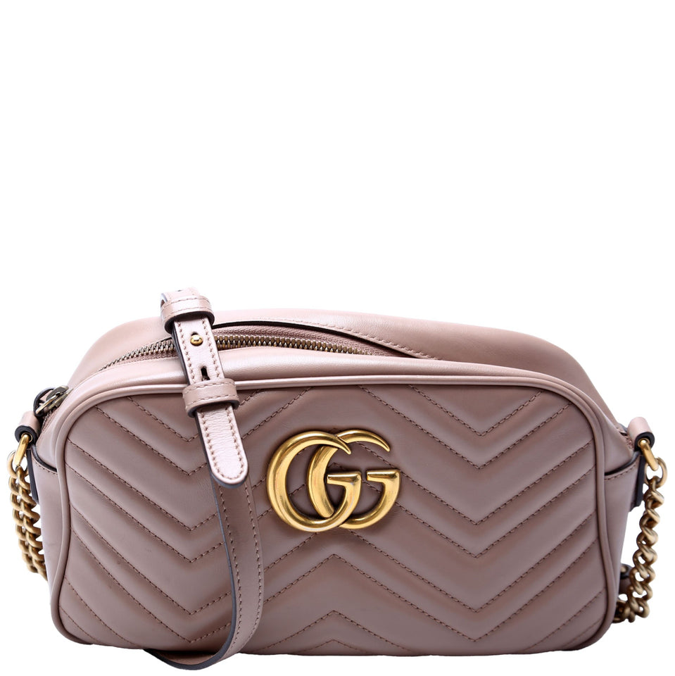 Gucci 447632 Marmont Small Leather Camera Bag