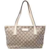 Gucci 181086 GG Supreme Small Zip Tote Bag