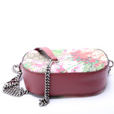 Gucci 409535 GG Supreme Blooms Mini Chain Bag