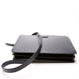 Gucci 450953 GG Leather Double Zip Messenger Bag