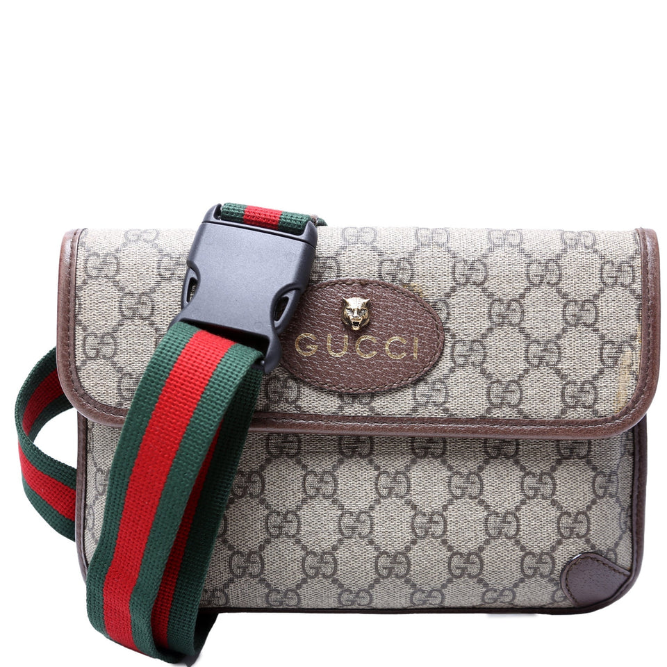 Gucci 493930 GG Supreme Neo Web Belt Bag