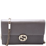 Gucci 510314 Interlocking G Chain Wallet Bag