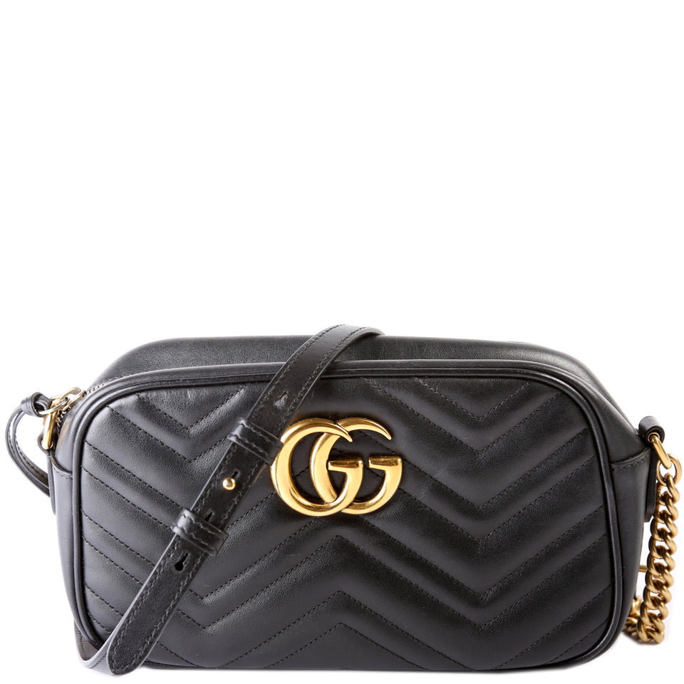 Gucci 447632 Marmont Small Leather Camera Bag