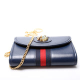 Gucci 573797 Rajah Web Mini Leather Bag