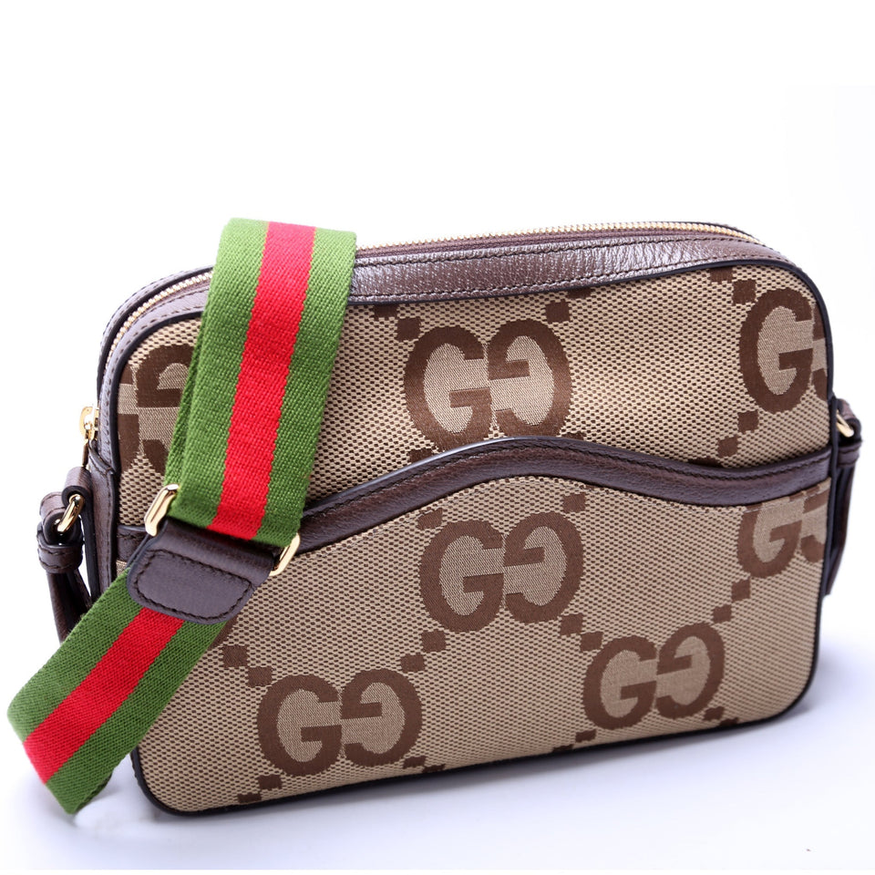 Gucci Jumbo GG Canvas Messenger 675891 Bag