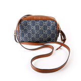 Gucci 517350 GG Denim Mini Ophidia Bag