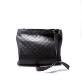 Gucci 201446 002123 Leather Messenger Bag