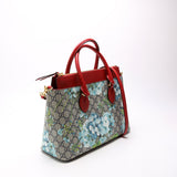 Gucci 546316 GG Blooms Medium Zip Tote Bag