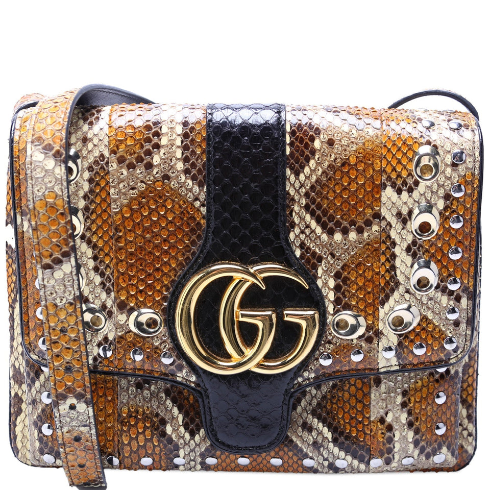 Gucci 550126 Arli Python Crossbody Bag