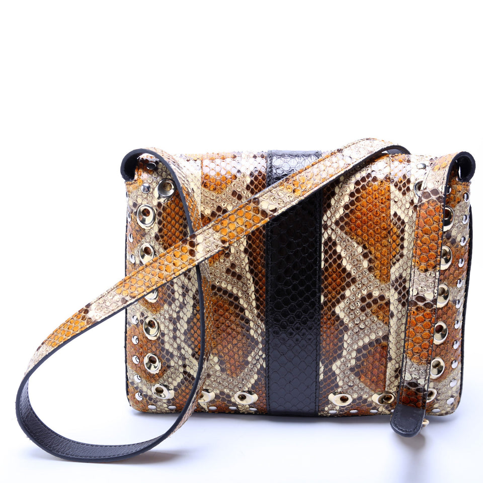 Gucci 550126 Arli Python Crossbody Bag