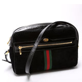 Gucci 517080 Ophidia Suede Small Crossbody Bag