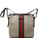 Gucci 387111 GG Supreme Web Messenger Bag