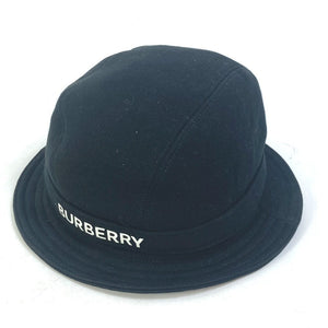 Burberry hat 8026928 cotton black hat hat logo Women M