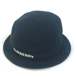 Burberry hat 8026928 cotton black hat hat logo Women M