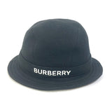 Burberry hat 8026928 cotton black hat hat logo Women M