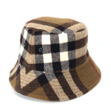 Burberry hat 8048929 cotton beige check mens M
