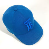 Burberry cap cotton blue logo TB L