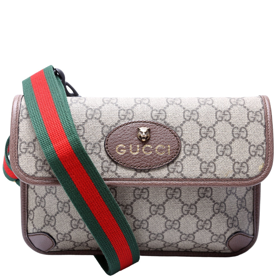 Gucci 493930 GG Supreme Neo Web Belt Bag