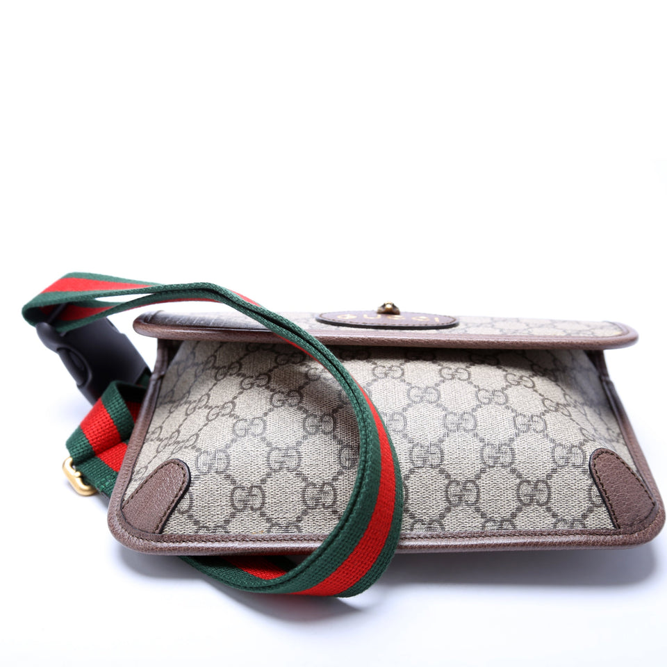 Gucci 493930 GG Supreme Neo Web Belt Bag