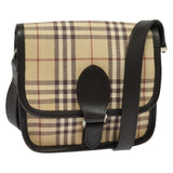 Burberry Nova Check Beige Canvas Shoulder Bag ( )