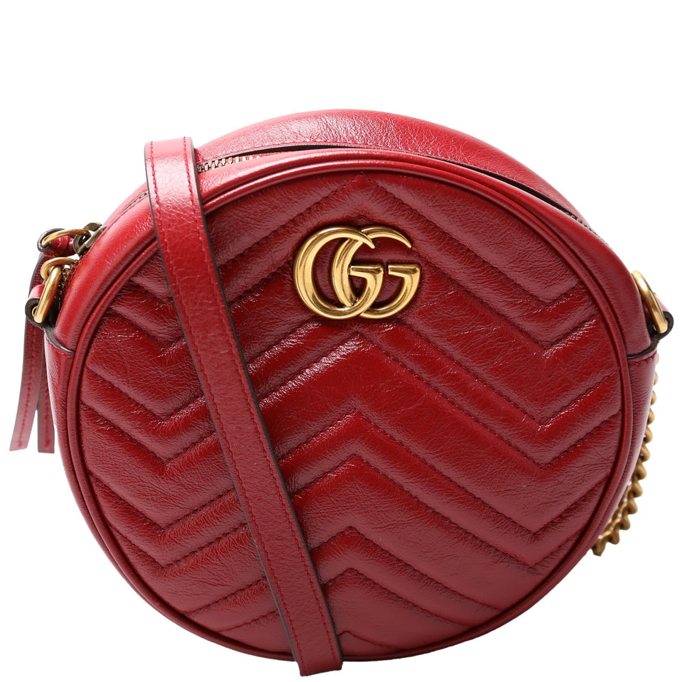 Gucci 550154 Marmont Mini Round Bag