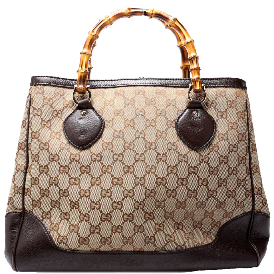 Gucci 282817 Bamboo Shopper Bag