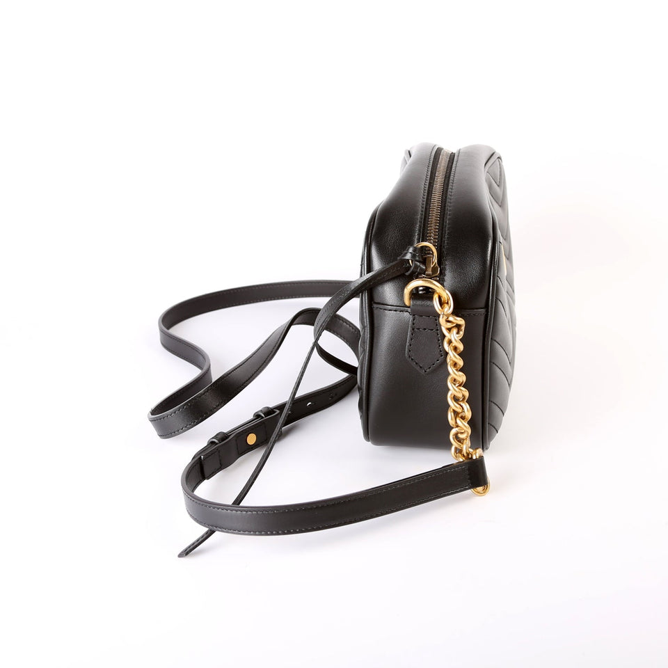 Gucci 447632 Marmont Small Leather Camera Bag