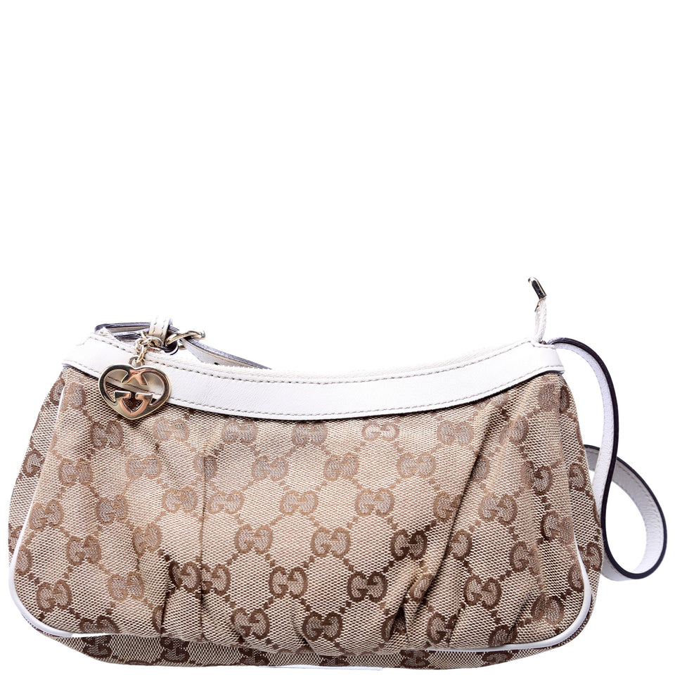 Gucci 245938 Lovely Heart Charm Pochette Bag