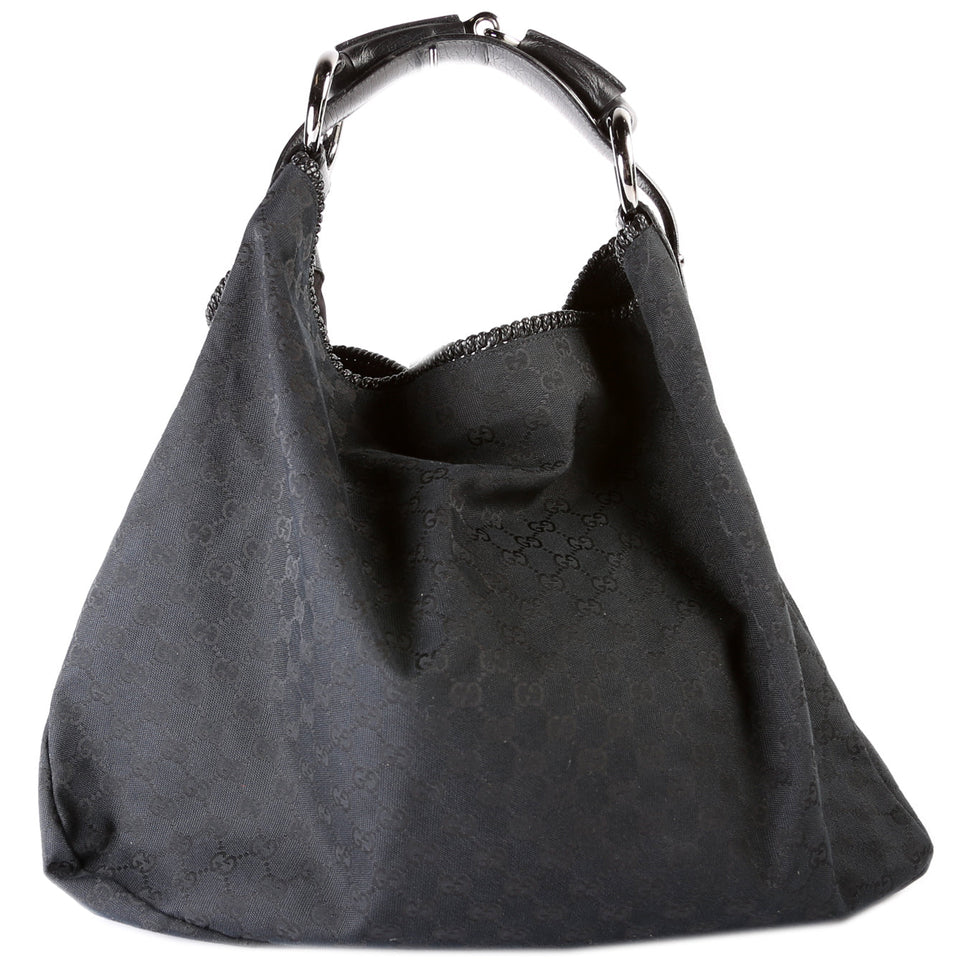 Gucci 114900 Horsebit Hobo Bag
