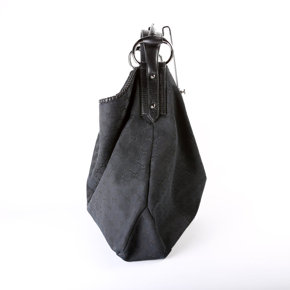 Gucci 114900 Horsebit Hobo Bag