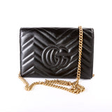 Gucci 474575 Marmont Chain Wallet Bag