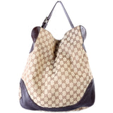 Gucci 203506 GG Canvas Charlotte Medium Hobo Bag