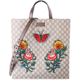 Gucci Soft GG Supreme Embroidered Vertical Tote 450950 Bag