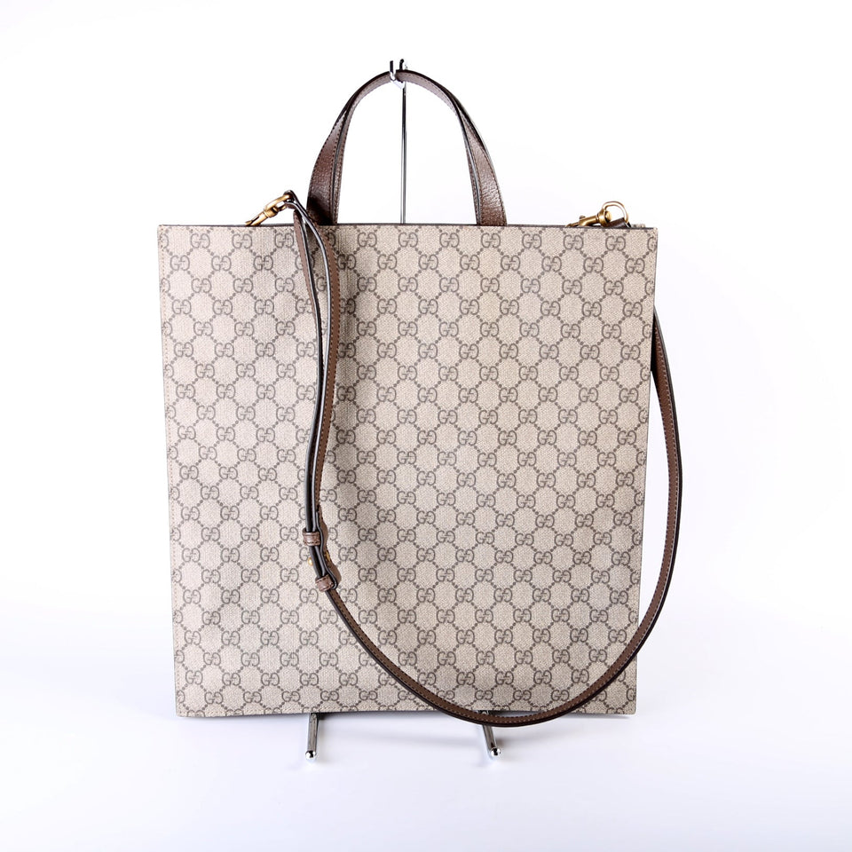 Gucci Soft GG Supreme Embroidered Vertical Tote 450950 Bag