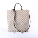 Gucci Soft GG Supreme Embroidered Vertical Tote 450950 Bag