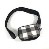 Burberry Coin case Leather, PVC black Coin Pocket Wallet check Women(Unisex)