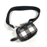 Burberry Coin case Leather, PVC black Coin Pocket Wallet check Women(Unisex)