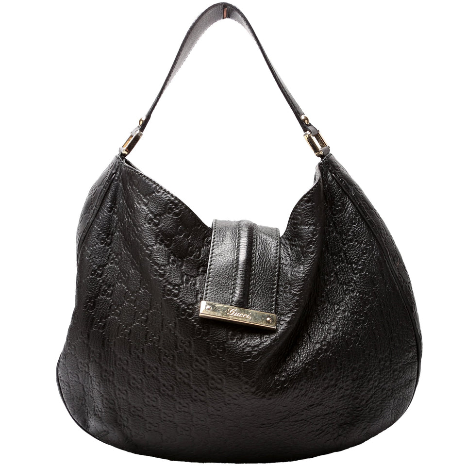 Gucci GG Leather Large Hobo 233604 Bag