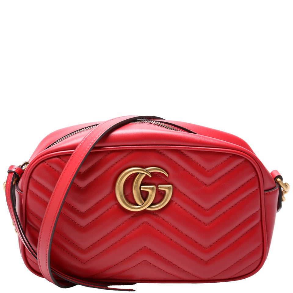 Gucci 447632 Marmont Small Leather Camera Bag