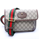 Gucci 493930 GG Supreme Web Belt Bag