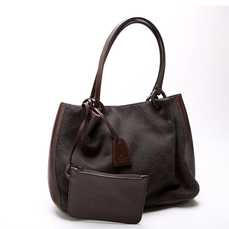 Gucci GG Canvas Small Tote Vintage 101919 Bag