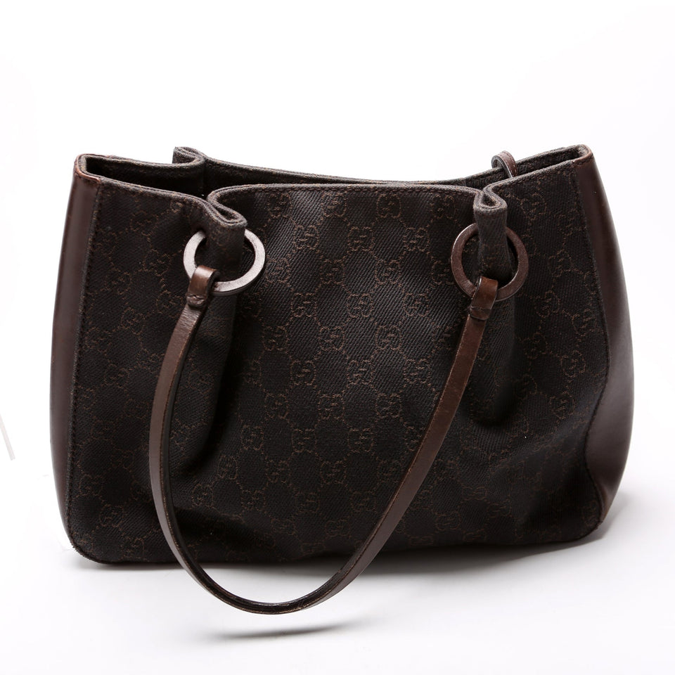 Gucci GG Canvas Small Tote Vintage 101919 Bag