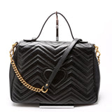 Gucci 498109 Marmont Top Handle Medium Bag