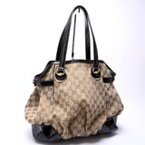 Gucci 203529 Full Moon Canvas Satchel Bag