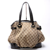 Gucci 203529 Full Moon Canvas Satchel Bag