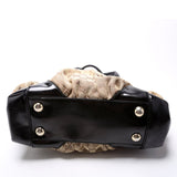 Gucci 203529 Full Moon Canvas Satchel Bag