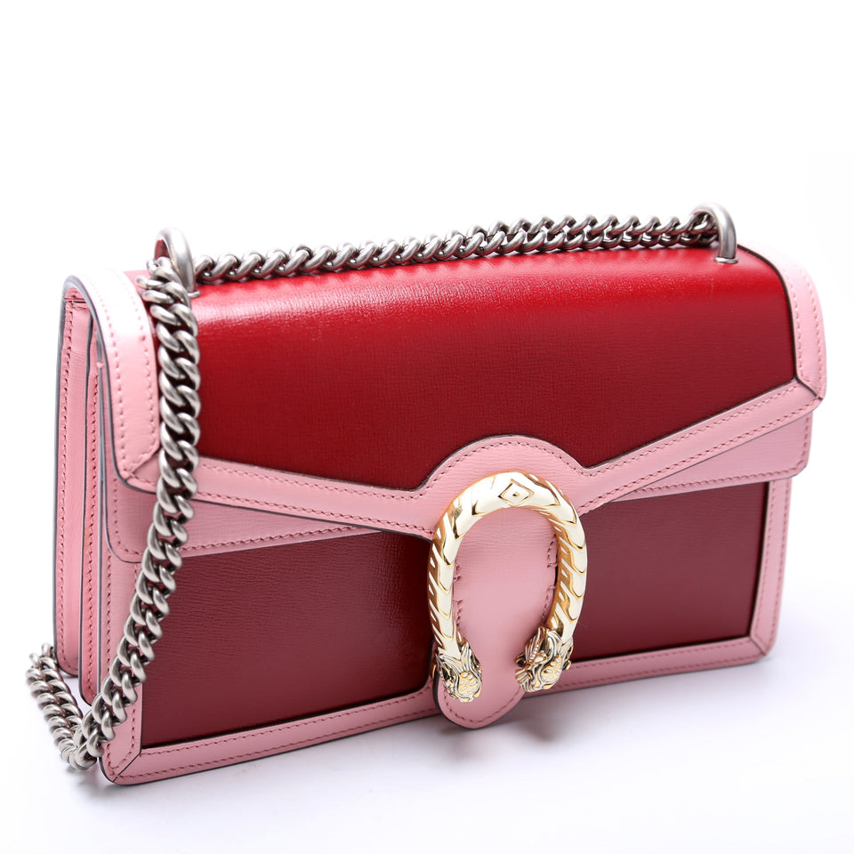 Gucci 400249 Dionysus Enamel Leather Shoulder Small Bag